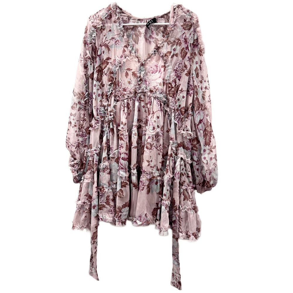 Whimsical floral dress